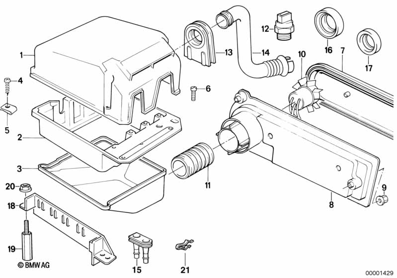 Genuine BMW 12901713433 E34 E31 E32 Intake Manifold Lower Part (Inc. 840Ci, 750iL & 750i) | ML Performance UK Car Parts