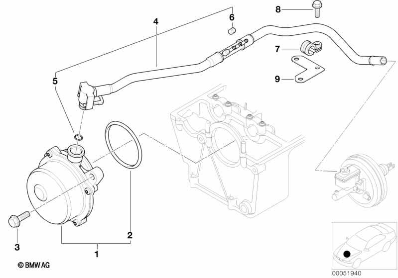 Genuine BMW 12311702235 E38 E65 O-Ring 12X2,5 (Inc. 740d) | ML Performance UK Car Parts