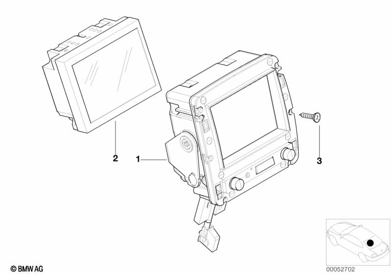 Rear compartment monitor