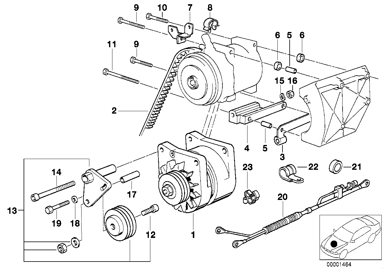 Additional alternator/mounting parts