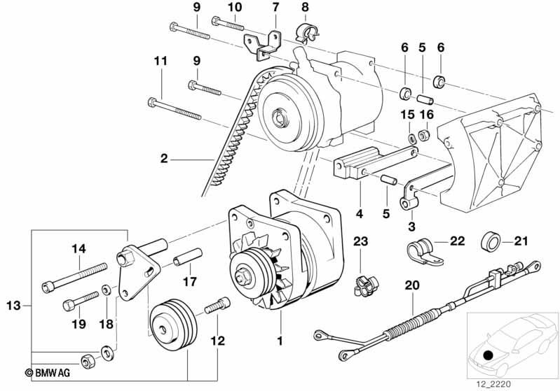 Additional alternator/mounting parts
