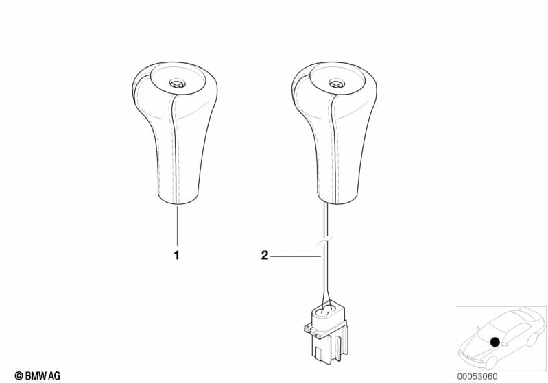 Individual gear shift knob