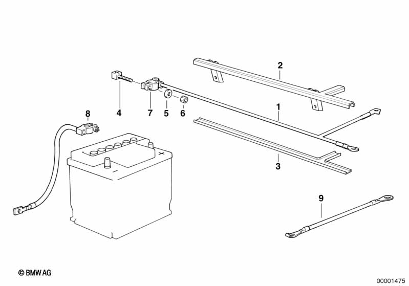 Battery cable(battery front)