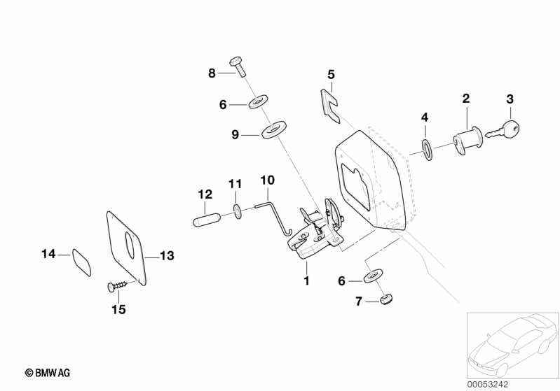 Hood parts, doors/locking system