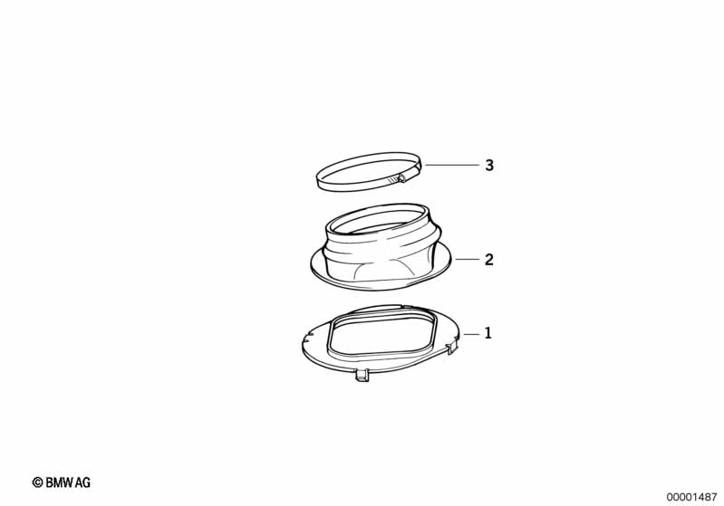 Genuine BMW 12311731384 E32 Rubber Boot (Inc. 750i, 750iL & 750iLS) | ML Performance UK Car Parts