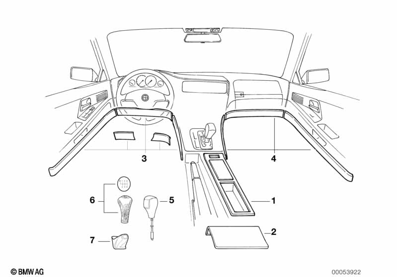 Individual fine wood trim