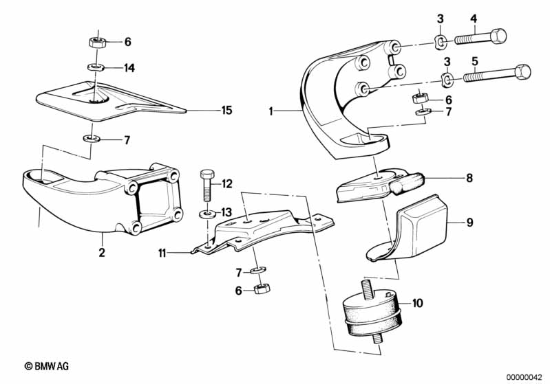 Suspension moteur - silentbloc moteur