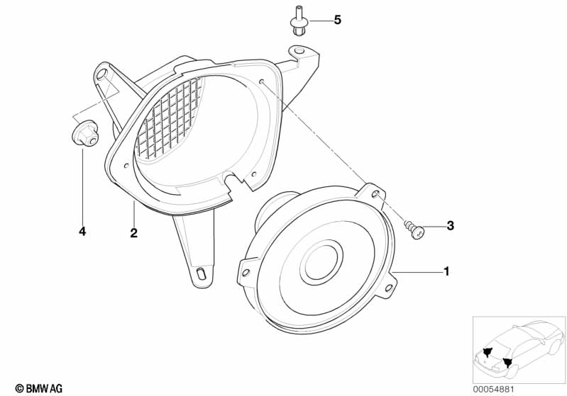Stereo system, rear