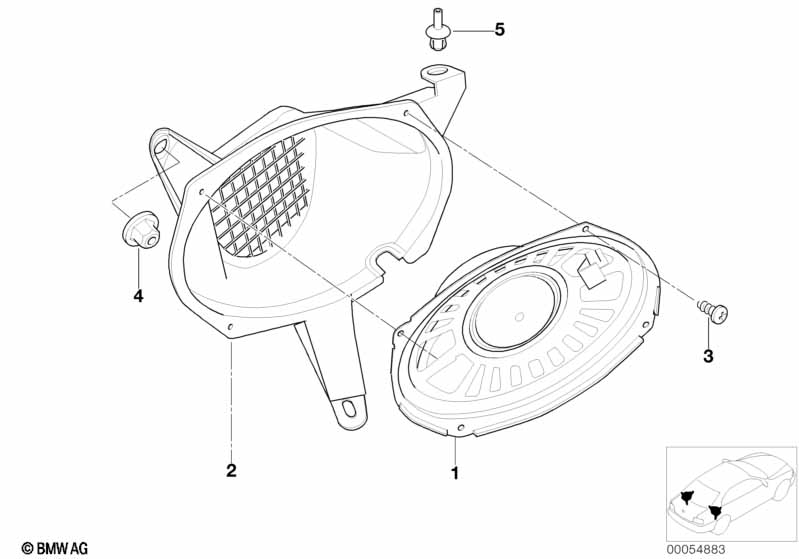Harman Kardon system, rear