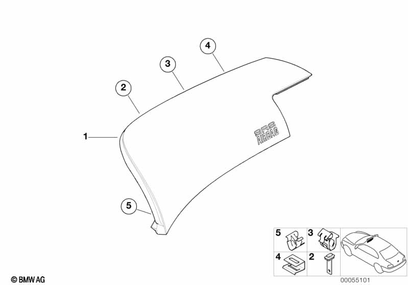 Mounting parts, instr. panel