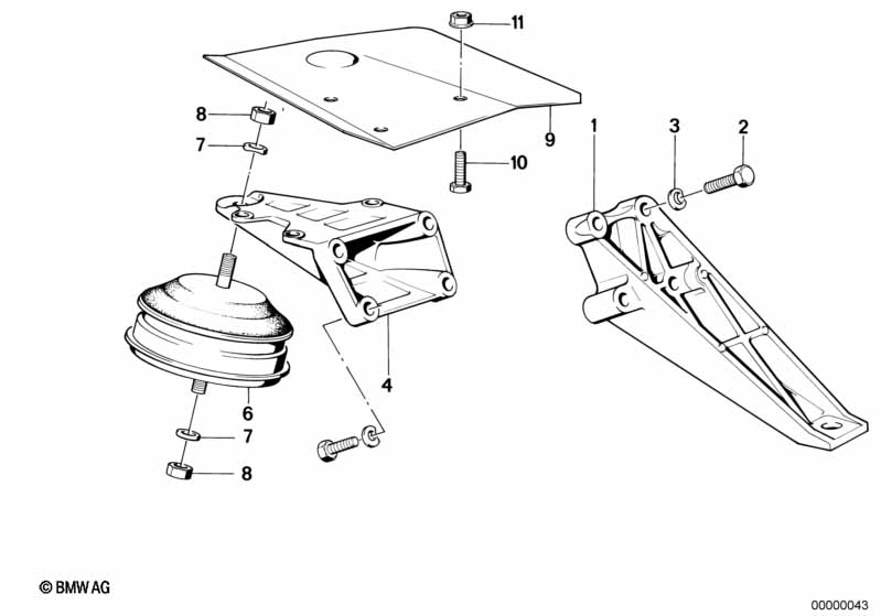 Genuine BMW 11812225598 E30 Rubber Mounting (Inc. 320is & M3) | ML Performance UK Car Parts