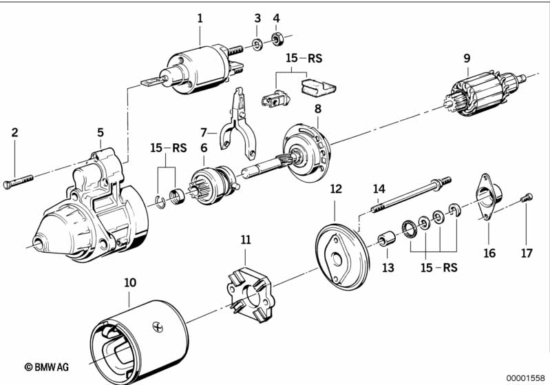 Genuine BMW 12411726033 E24 E32 E34 Housing Assy Front (Inc. 535i, 730i & 635CSi) | ML Performance UK Car Parts