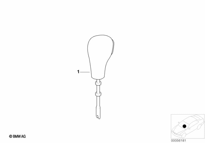 Pommeau de levier selecteur
