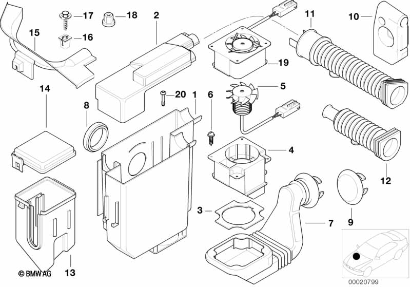 Genuine BMW 12521433537 E36 Relay Box Lower Part (Inc. Z3 2.8, Z3 1.9 & Z3 1.8) | ML Performance UK Car Parts