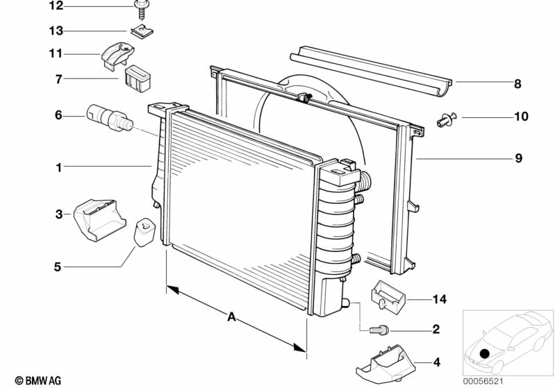 Radiator/frame