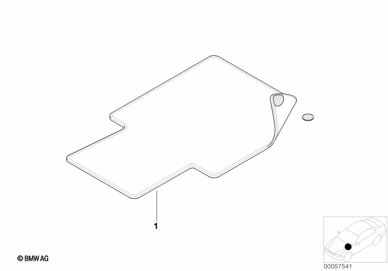 Genuine BMW 82110004574 E46 Hook&Loop Floormat Fastener 100 PIECES (Inc. 323Ci) | ML Performance UK Car Parts