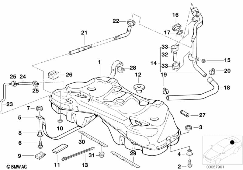 Metal fuel tank