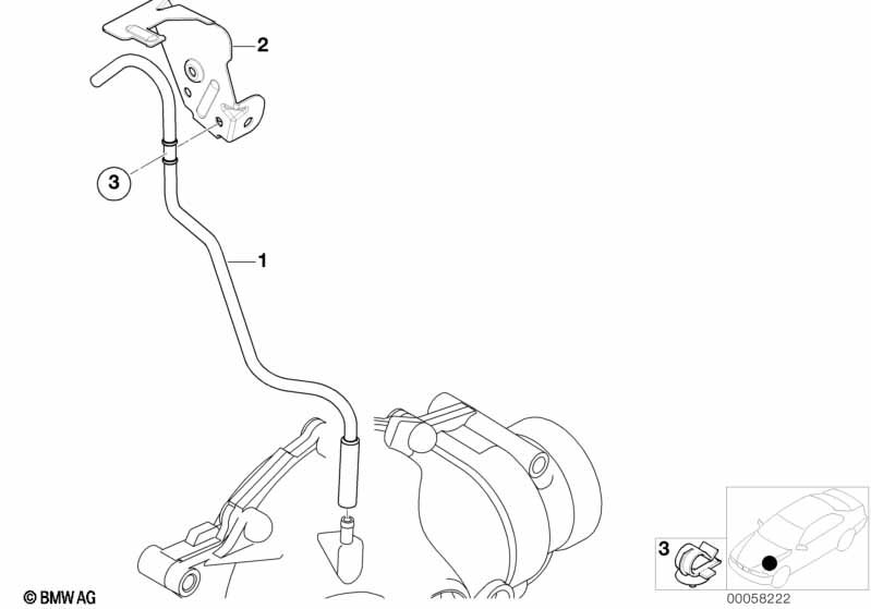 Genuine BMW 31501428849 E53 Vent Pipe (Inc. X5 3.0i) | ML Performance EU Car Parts