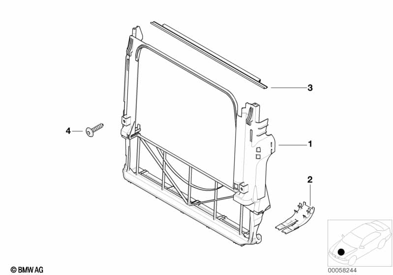 Genuine BMW 17101439129 E53 Sealing, Module Carrier (Inc. X5) | ML Performance UK Car Parts