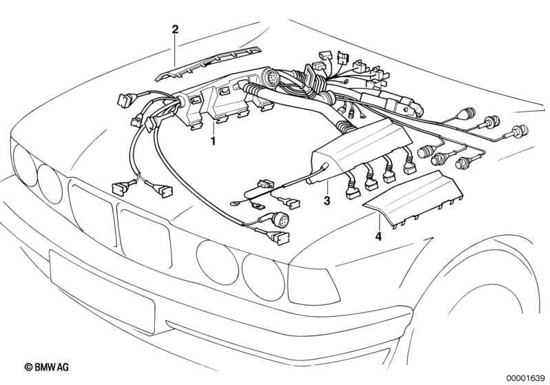 Genuine BMW 12521741826 E39 E38 Covering Upper Left (Inc. 740iLP) | ML Performance UK Car Parts