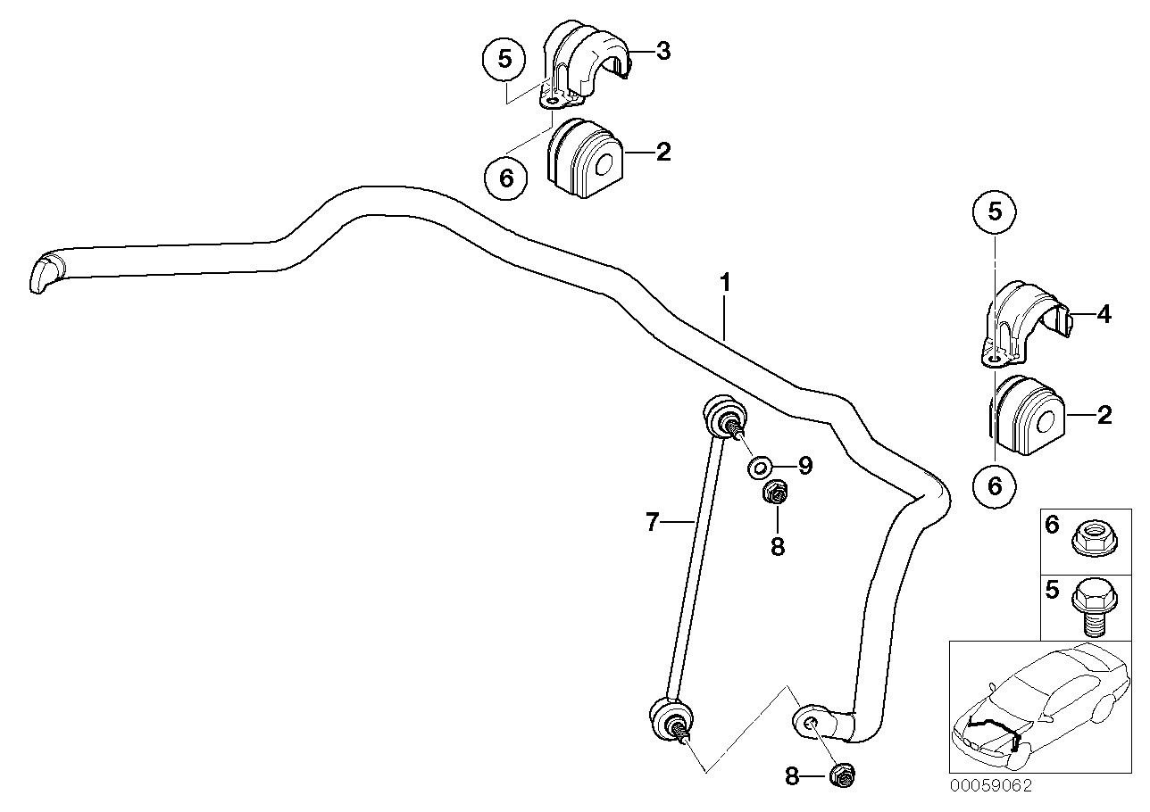 Genuine BMW 31356750704 E53 Right Swing Support (Inc. X5 4.6is, X5 4.8is & X5 4.4i) | ML Performance UK Car Parts