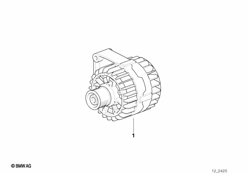 Compact alternator