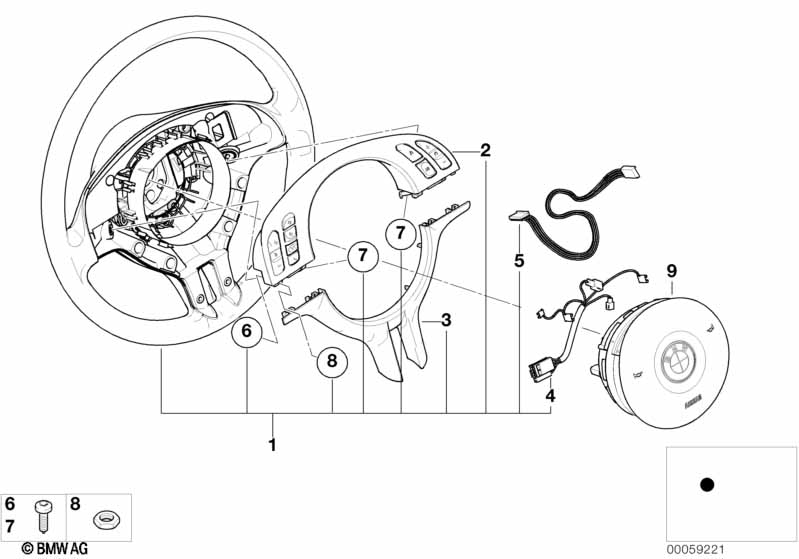 Sport st.whl.airbag-smart MF/decor.cover