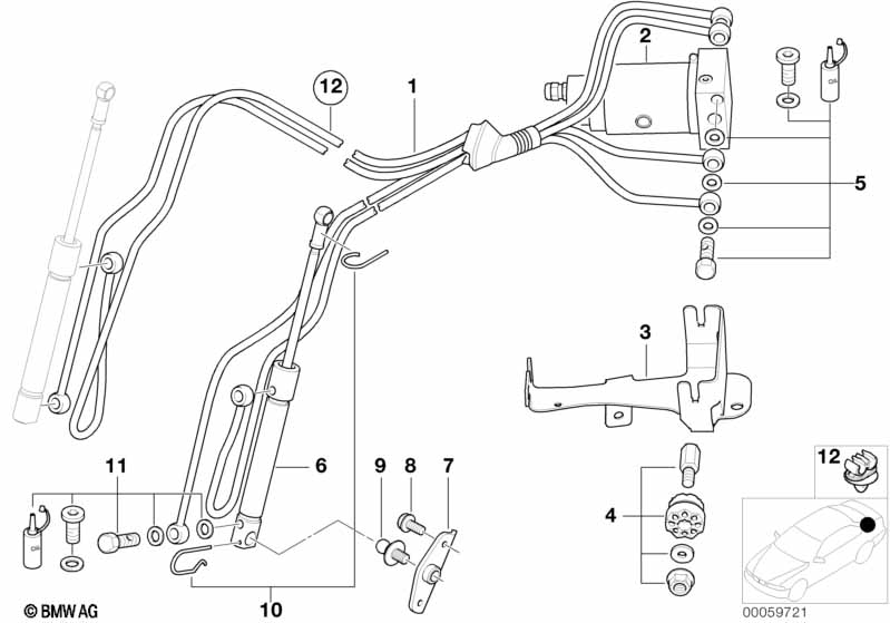 Genuine BMW 54348234322 E52 Hydraulic System (Inc. ALPINA V8 & Z8) | ML Performance EU Car Parts