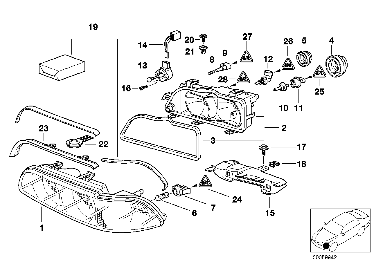 E39 Headlight Wiring Diagram Wiring Diagram