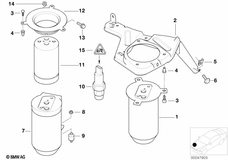 Drying container