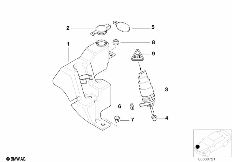 Windshield cleaning container(intensive)