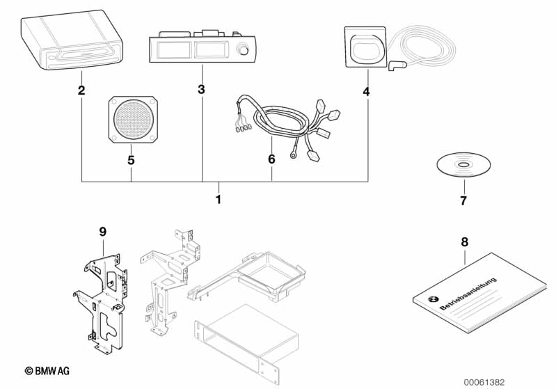 Navigation arrow displ./indiv.parts