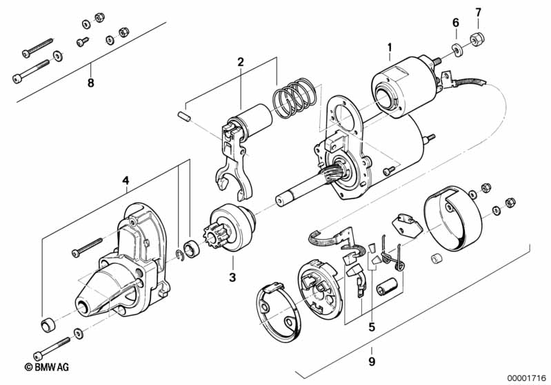 Genuine BMW 12411244684 Carbon Brush Set (Inc. R 80 GS) | ML Performance UK Car Parts