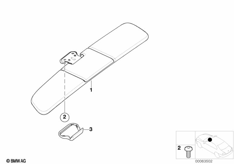 Genuine BMW 51168262006 E52 Cover Cap, Supporting Bracket (Inc. ALPINA V8 & Z8) | ML Performance EU Car Parts