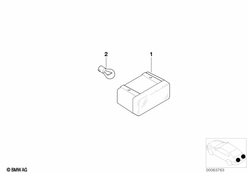 Addit.turn indicator lamp,trunk lid