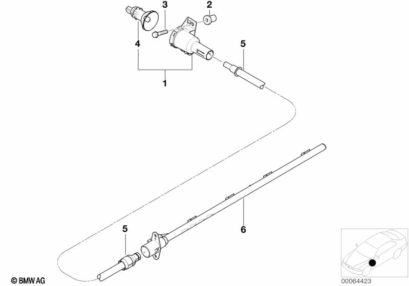 Genuine BMW 63138386050 E52 Optical Cond, Addit.Turn Indicator Right (Inc. ALPINA V8 & Z8) | ML Performance EU Car Parts