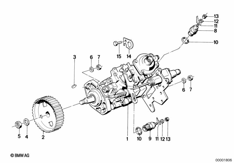 Genuine BMW 13511705170 E30 E28 E34 O-Ring 8,5X2,5 (Inc. 524d) | ML Performance UK Car Parts