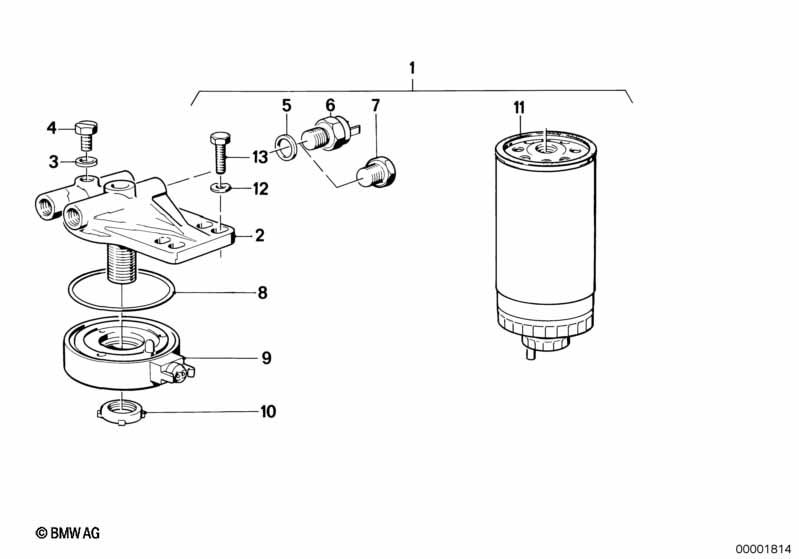 Genuine BMW 12631286722 E30 E28 Temperature Switch 5,5CEL (Inc. 324td) | ML Performance UK Car Parts