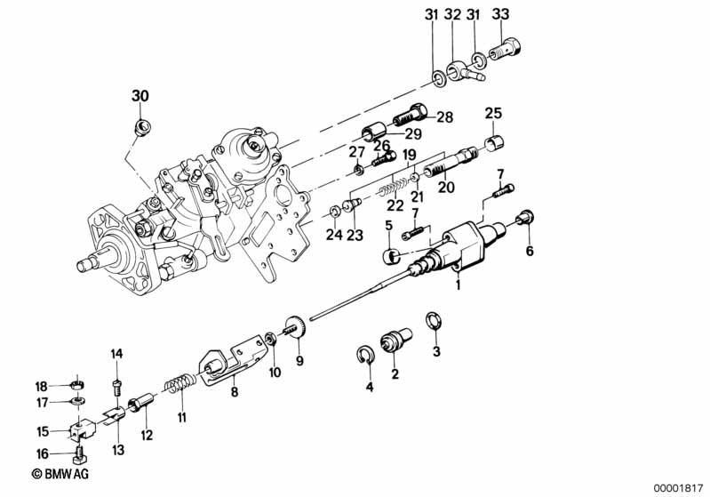Genuine BMW 13511705178 E30 E28 Hollow Bolt (Inc. 324d, 524td & 524d) | ML Performance EU Car Parts