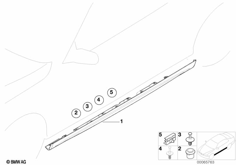 Cover door sill / wheel arch