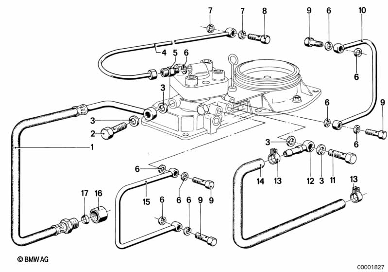 Genuine BMW 13311264815 E21 E12 Fuel Return Line (Inc. 320i) | ML Performance UK Car Parts
