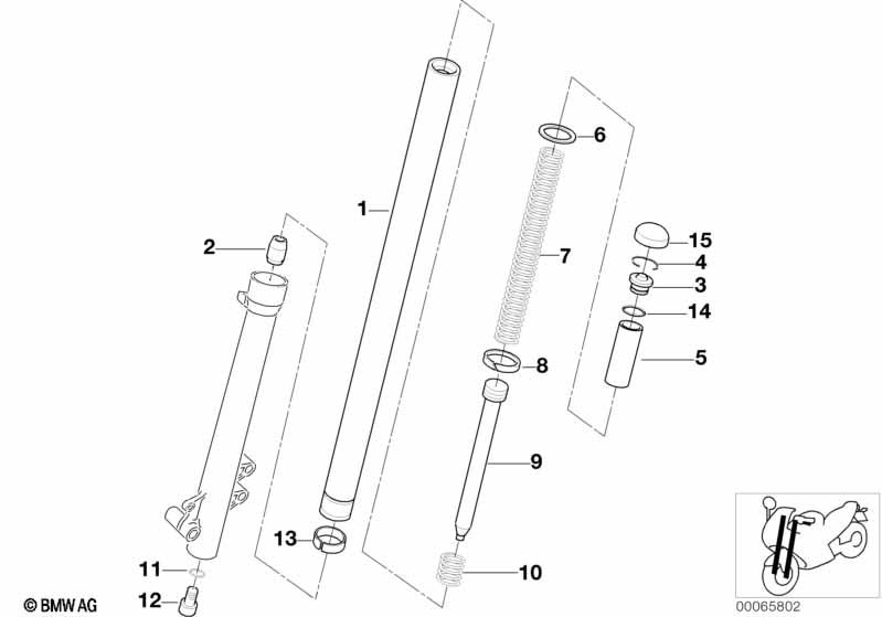 Fork tube / shock / spring