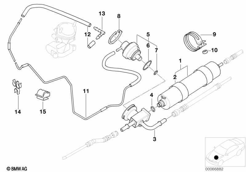 Genuine BMW 11727831612 E52 Hose Clamp (Inc. AlpinaV8 & Z8) | ML Performance UK Car Parts