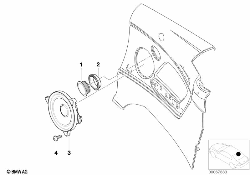 Loudspeaker rear Harman Kardon