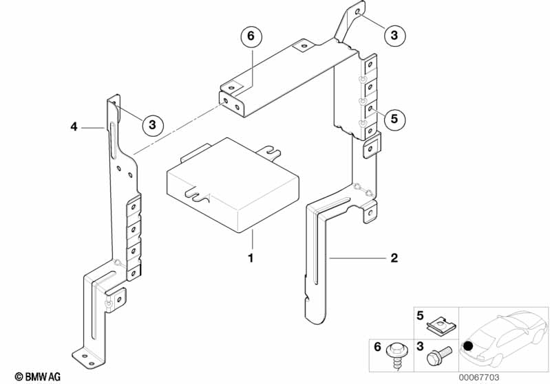 Single parts SA 620, trunk
