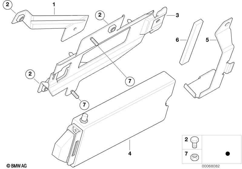 Single parts, SA 629, trunk