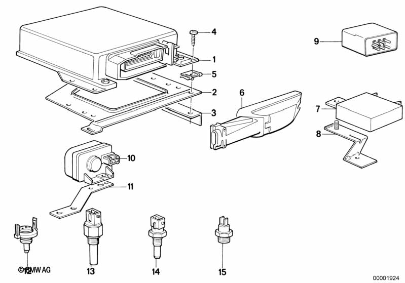 Control unit idling control