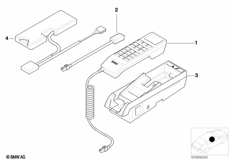 Single parts, SA 629, center console