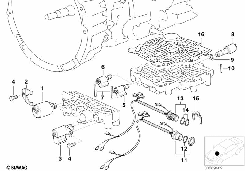 A4S 270R/310R solenoid valve/cable set