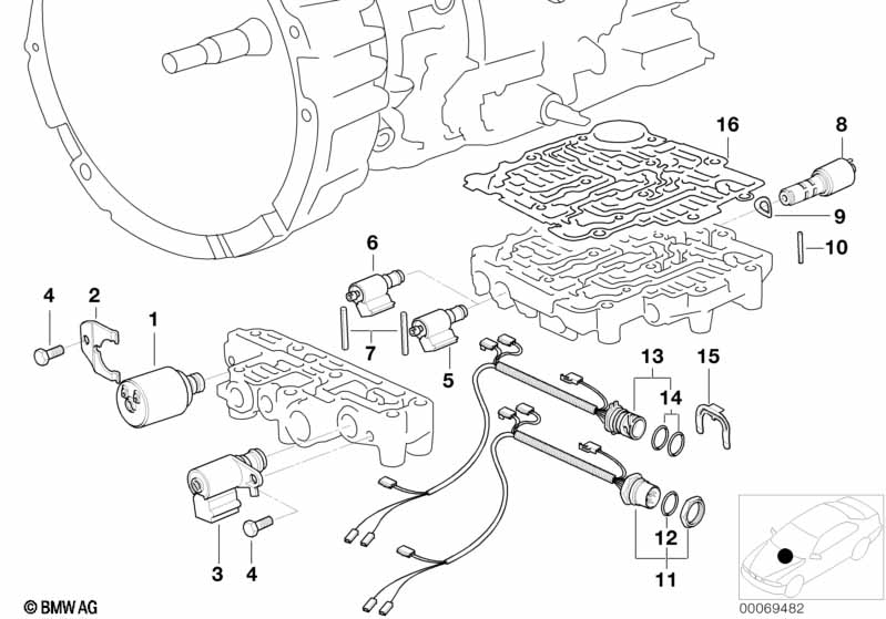 A4S 270R/310R solenoid valve/cable set